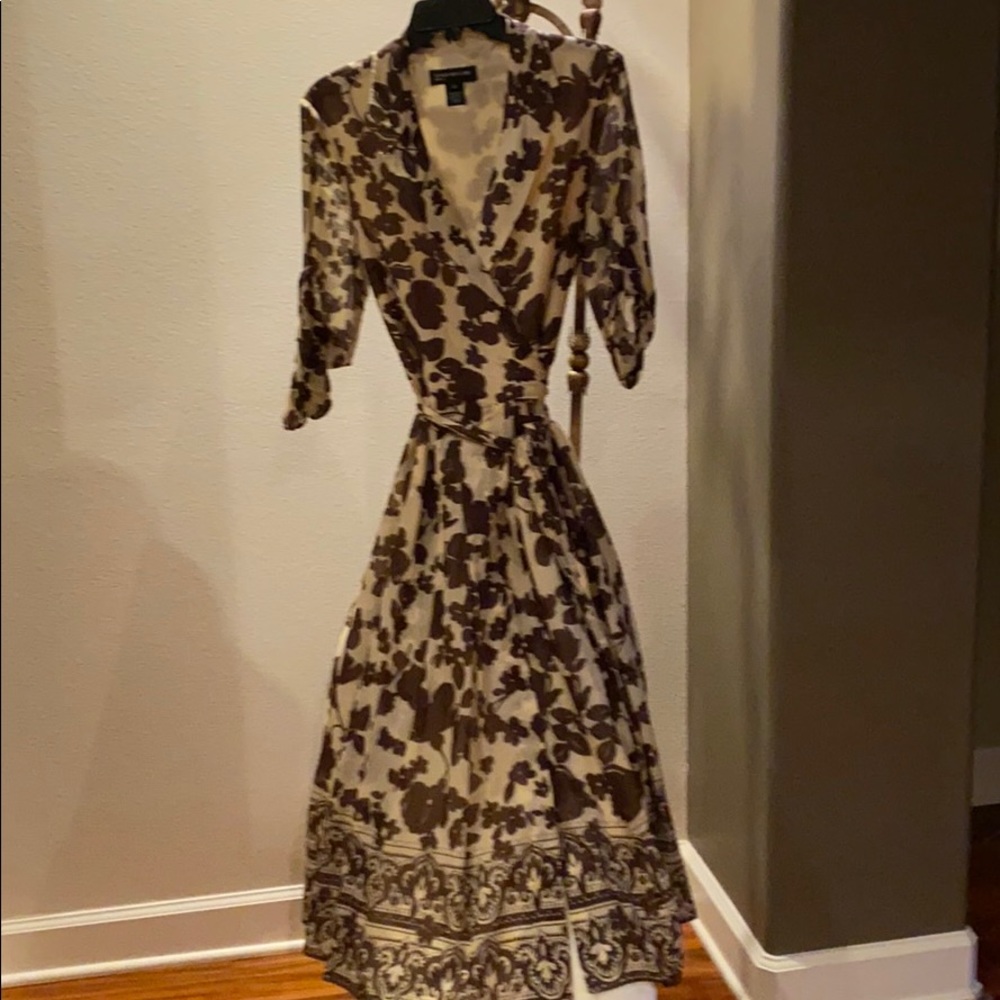 Gorgeous Jones New York cotton silk blend dress